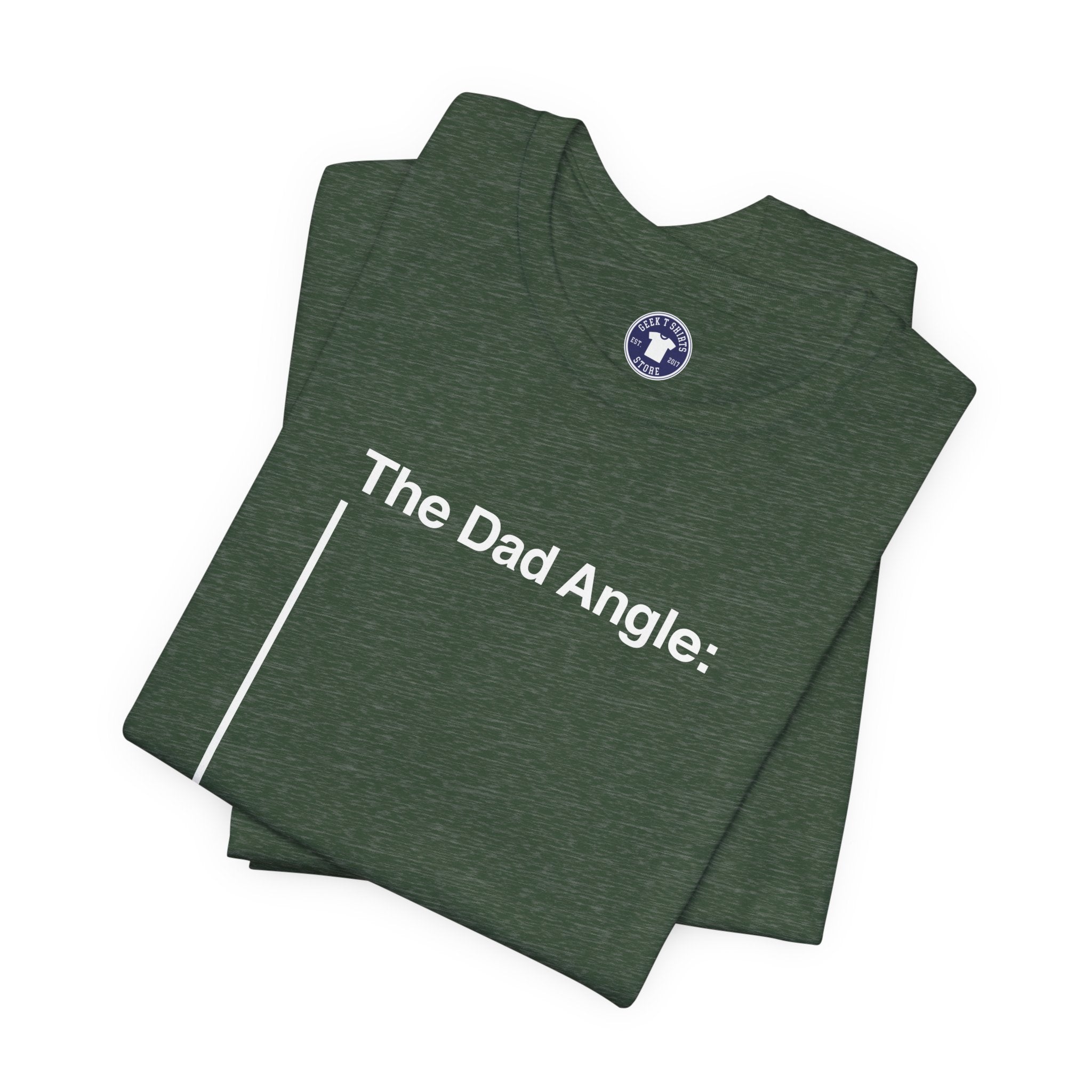 The Dad Angle Math Shirt - Geeky Father's Day Shirt - Premium Unisex Crewneck T-Shirt