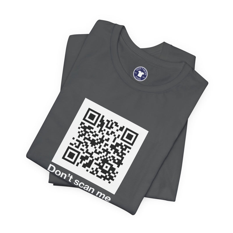 Qr Code Prank - Rick Astley - Dont Scan Me - Premium Unisex Crewneck T-Shirt