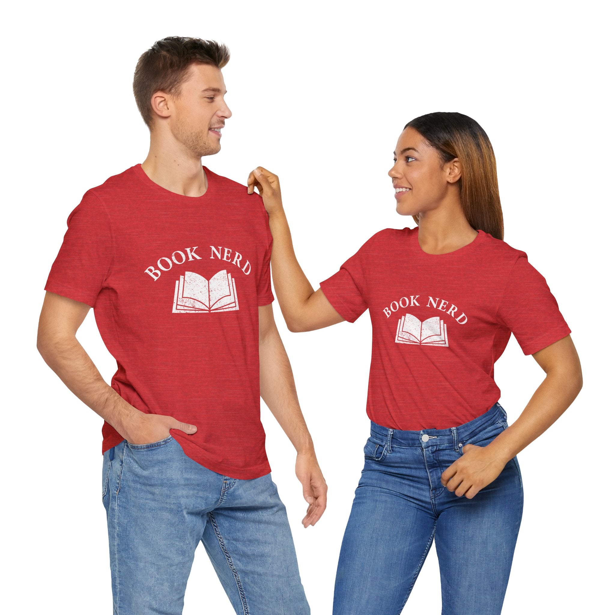 Book Nerd - Premium Unisex Crewneck T-Shirt
