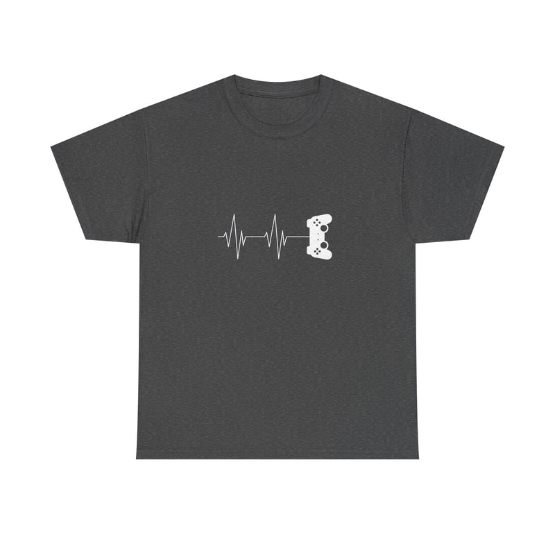 Heartbeat Video Game Controller T-Shirt, Gamer Shirt, Geek T-Shirt, Nerd Shirt, Video Game Lover Gift, Gaming Pulse Tee, Fun Gamer Apparel