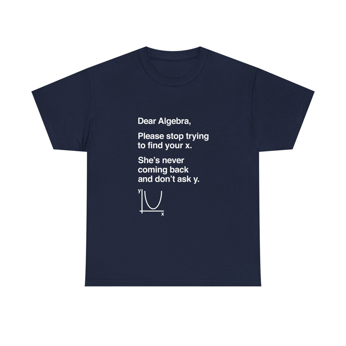 Funny Algebra T-Shirt, Math Humor Tee, Geek T-Shirt, Nerd Shirt, Sarcastic Science Gift, Educational Joke Top, Student Study Shirt