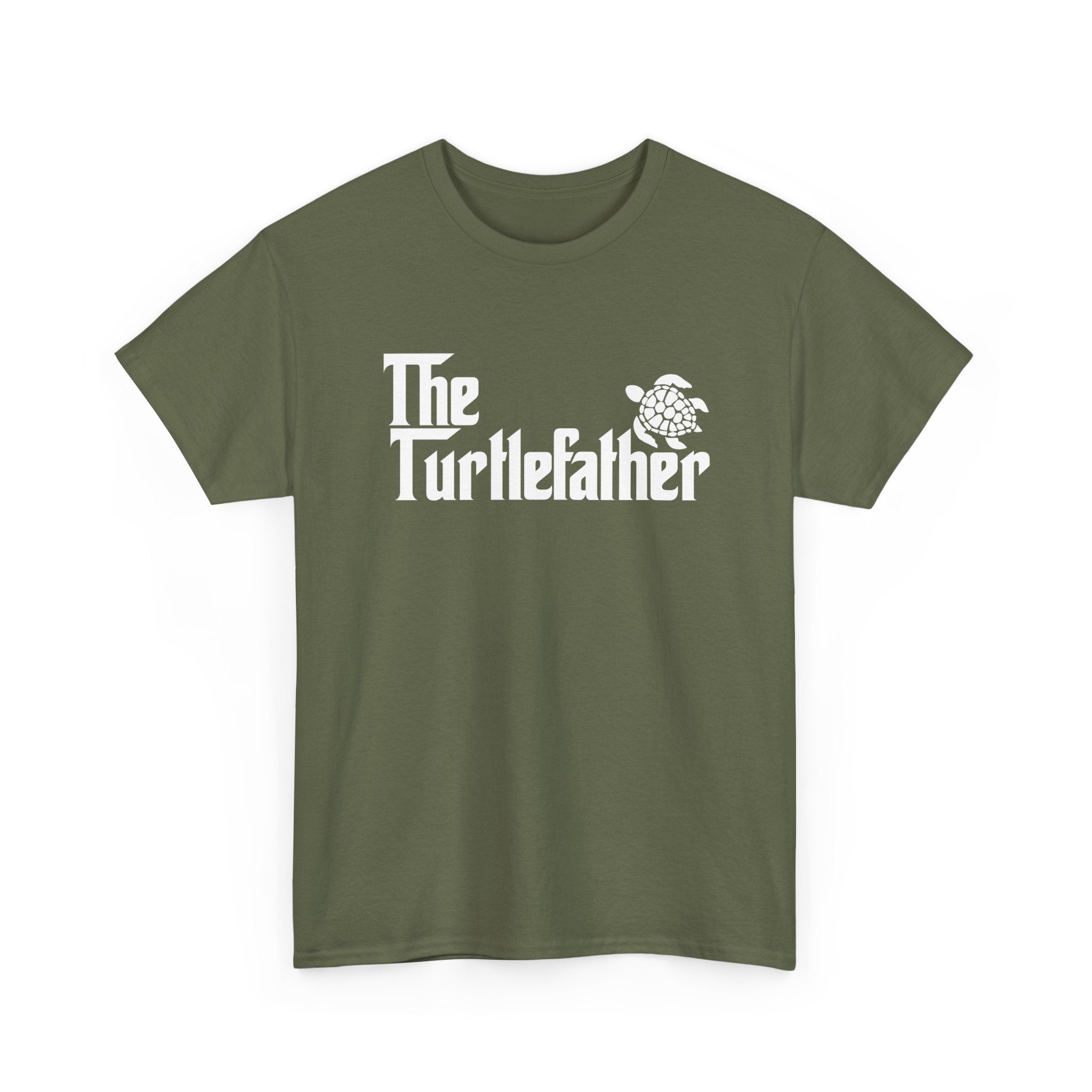 Funny Turtle Shirt The Turtlefather Turtle Dad Pet Turtle Lover Gift - Unisex Regular Crewneck T-Shirt