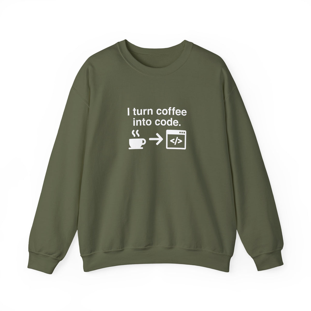 I Turn Coffee Into Code Sweatshirt