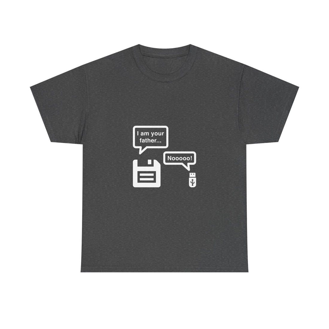 Retro Floppy Disk and USB Humor T-Shirt, Geek T-Shirt, Nerd Shirt, Tech Joke Tee, IT Gift, Programmer Humor Shirt, Digital Nostalgia Top