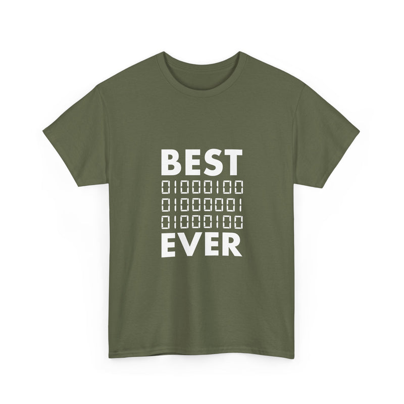 Geek T-Shirt Best Ever Binary Code Shirt, Nerd Shirt, Coding Gift, Programmer Tee, Tech Humor Apparel, Computer Science Top, Fun Geek Wear