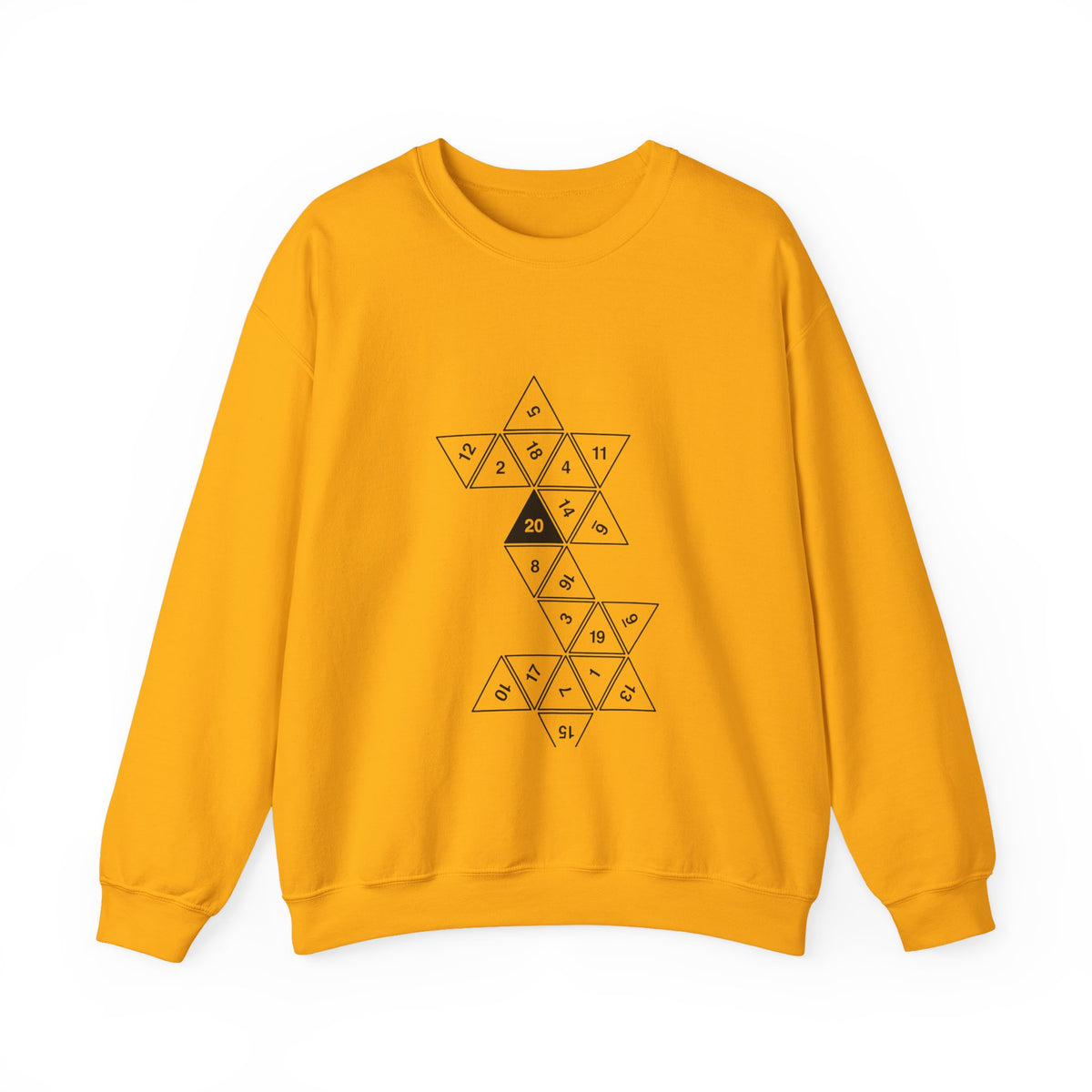 20 Sided Die Sweatshirt