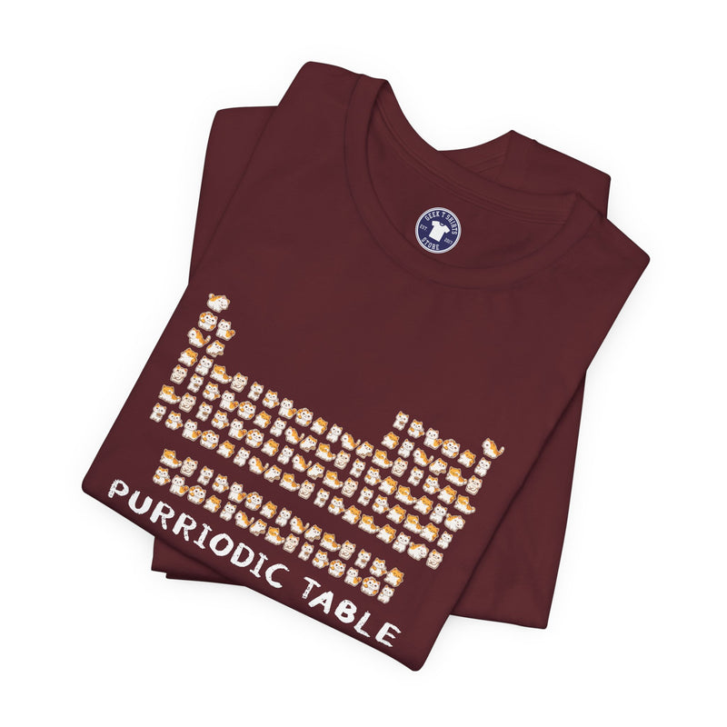 Purriodic Table - Premium Unisex Crewneck T-Shirt