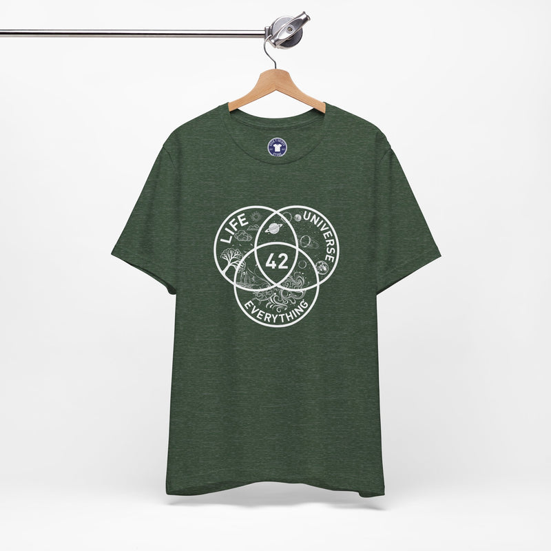 42 Answer To Life The Universe And Everything - White Version - Premium Unisex Crewneck T-Shirt