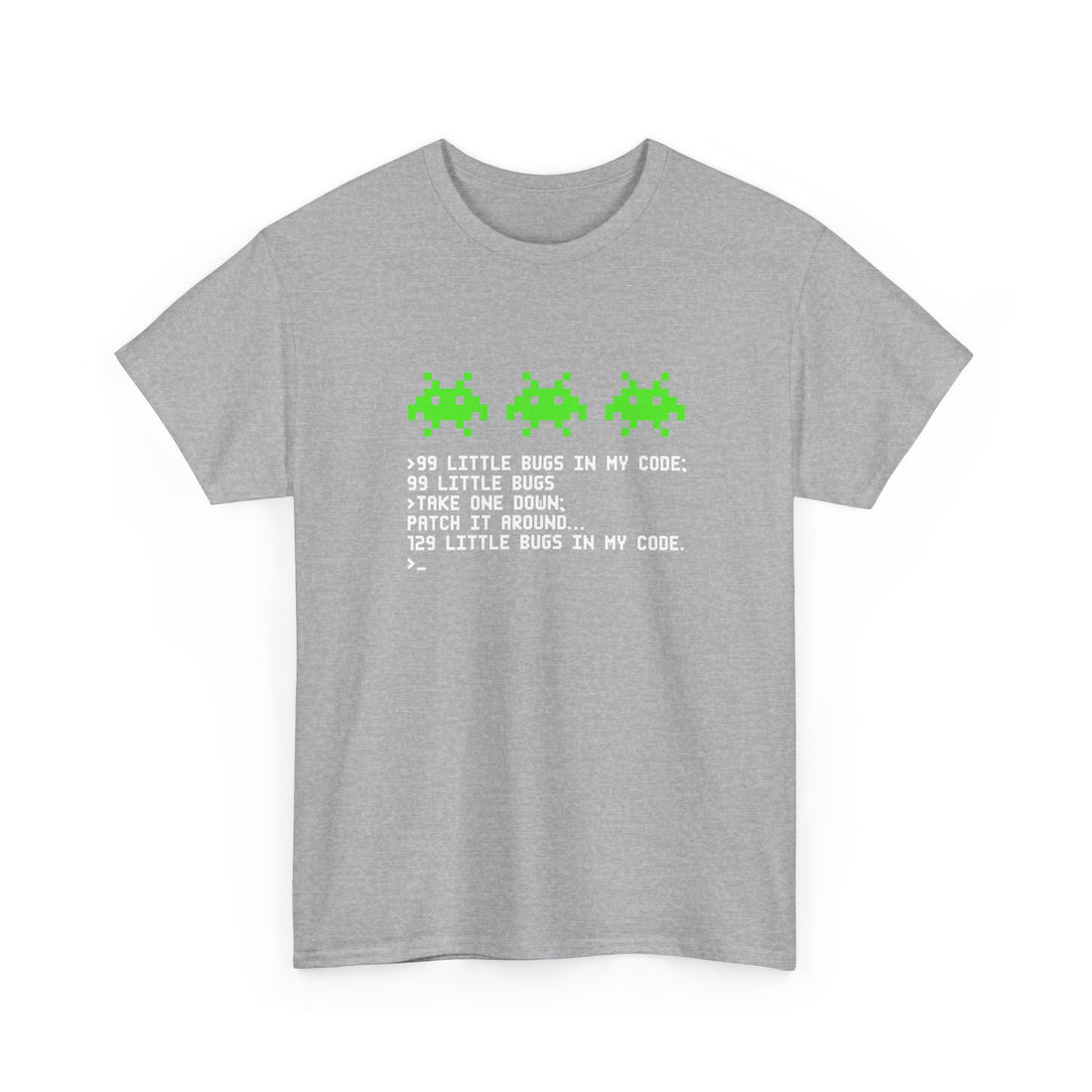 99 Little Bugs In My Code - Nerd Shirt - IT Shirt - Regular Unisex Crewneck T-Shirt