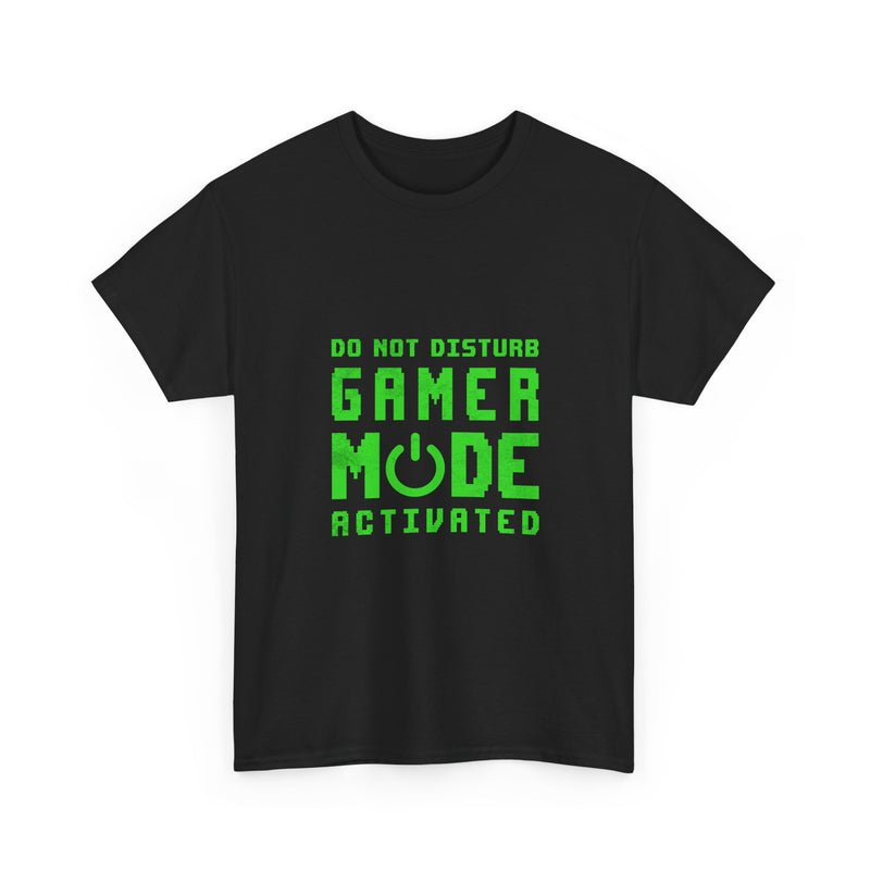Gamer Mode Activated T-Shirt, Do Not Disturb Tee, Geek T-Shirt, Nerd Shirt, Video Game Lover Gift, Retro Style, Power Symbol Design