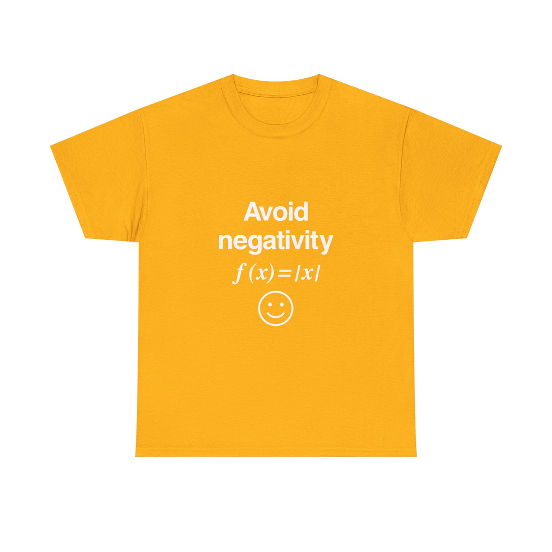 Avoid Negativity T-Shirt, Math Humor Tee, Geek T-Shirt, Nerd Shirt, Positive Vibes Shirt, Funny Math Gift, Science Lover Top, Smile Graphic