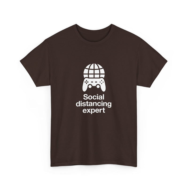 Social Distancing Expert - Regular Unisex Crewneck T-Shirt