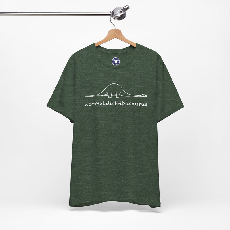 Math Statistics - Normaldistribusaurus - Premium Unisex Crewneck T-Shirt