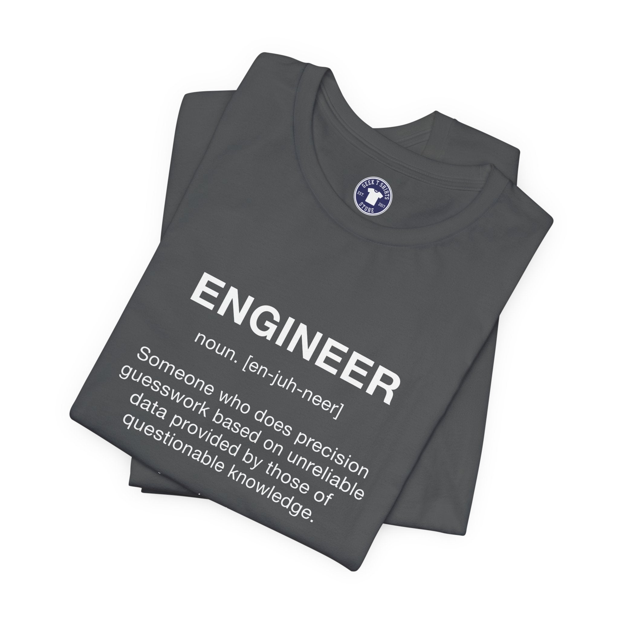 Engineer Noun - Engineering Shirt - Premium Unisex Crewneck T-Shirt