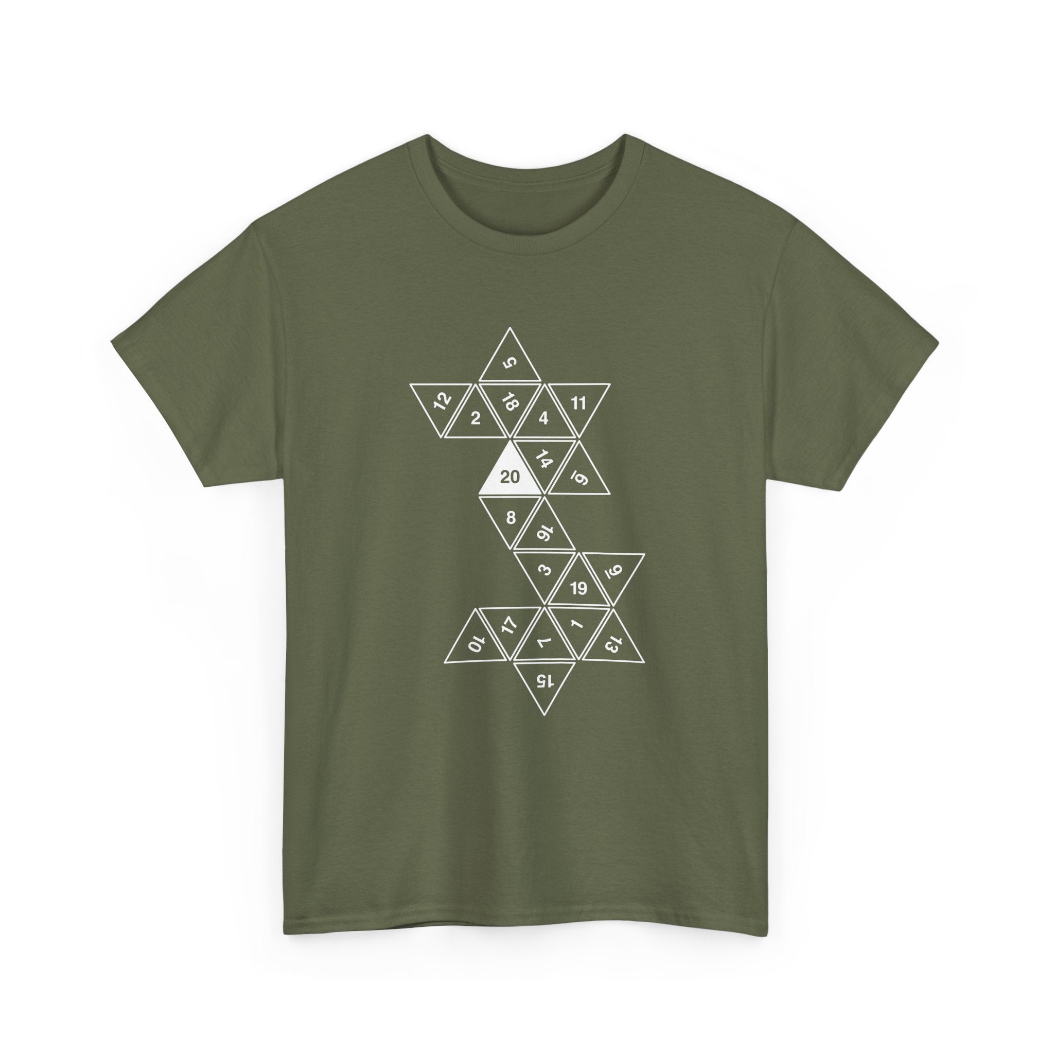 20 Sided Roll Playing Die -  Unisex Crewneck T-Shirt