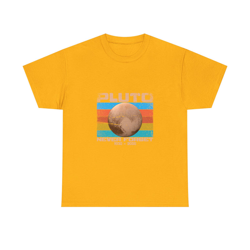 Pluto Never Forget T-Shirt, Retro Vintage Planet Tee, Space Lover Gift, Geek T-Shirt, Nerd Shirt, Astronomy Art Shirt, Solar System Top