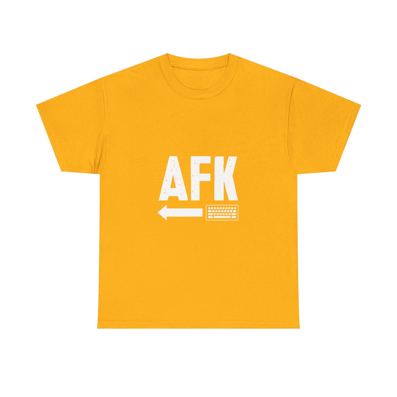 AFK Keyboard T-Shirt, Gamer Tee, Keyboard Lover Gift, Geek T-Shirt, Nerd Shirt, Video Game Apparel, Computer Humor Top, Casual Wear
