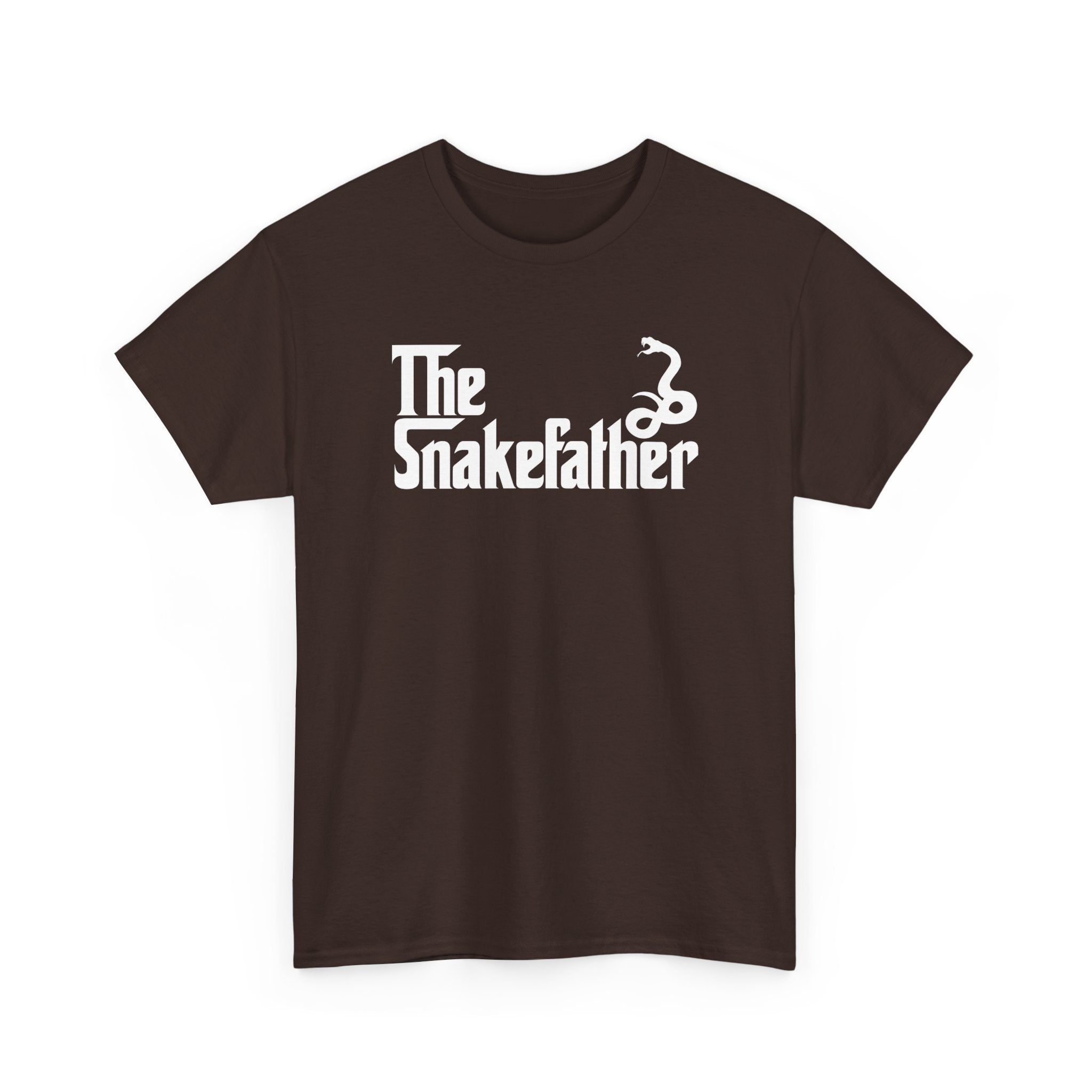 Funny Snake Owner Shirt The Snakefather Reptile Dad Gift - Unisex Regular Crewneck T-Shirt