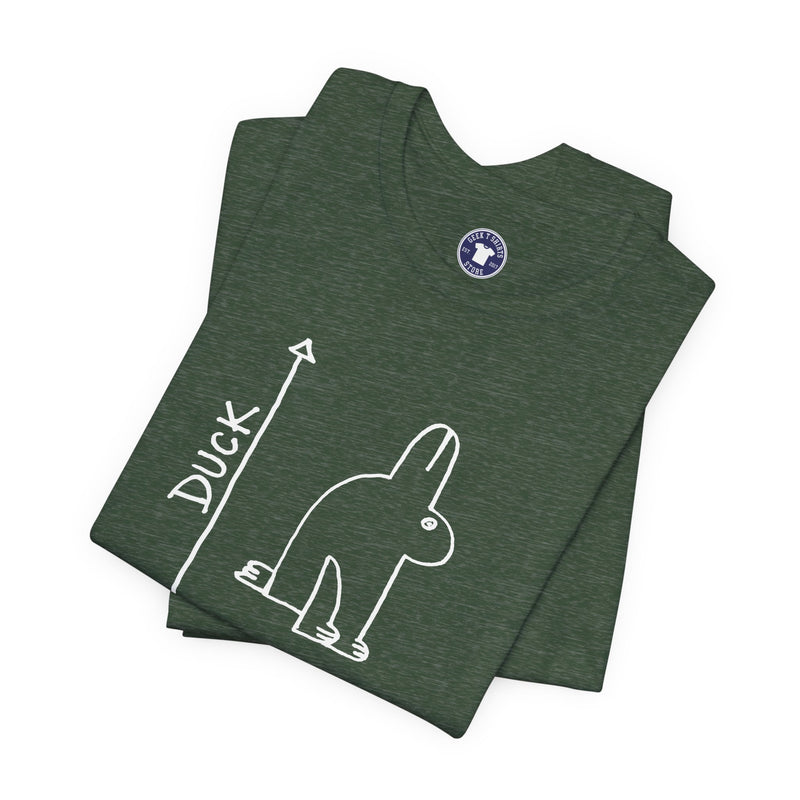 Rabbit-Duck Paradox - Premium Unisex Crewneck T-Shirt