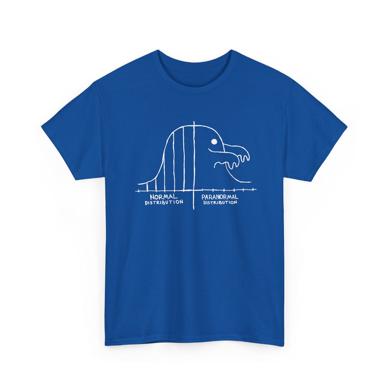 Math Statistics Paranormal Distribution Ghost - Regular Unisex Crewneck T-Shirt