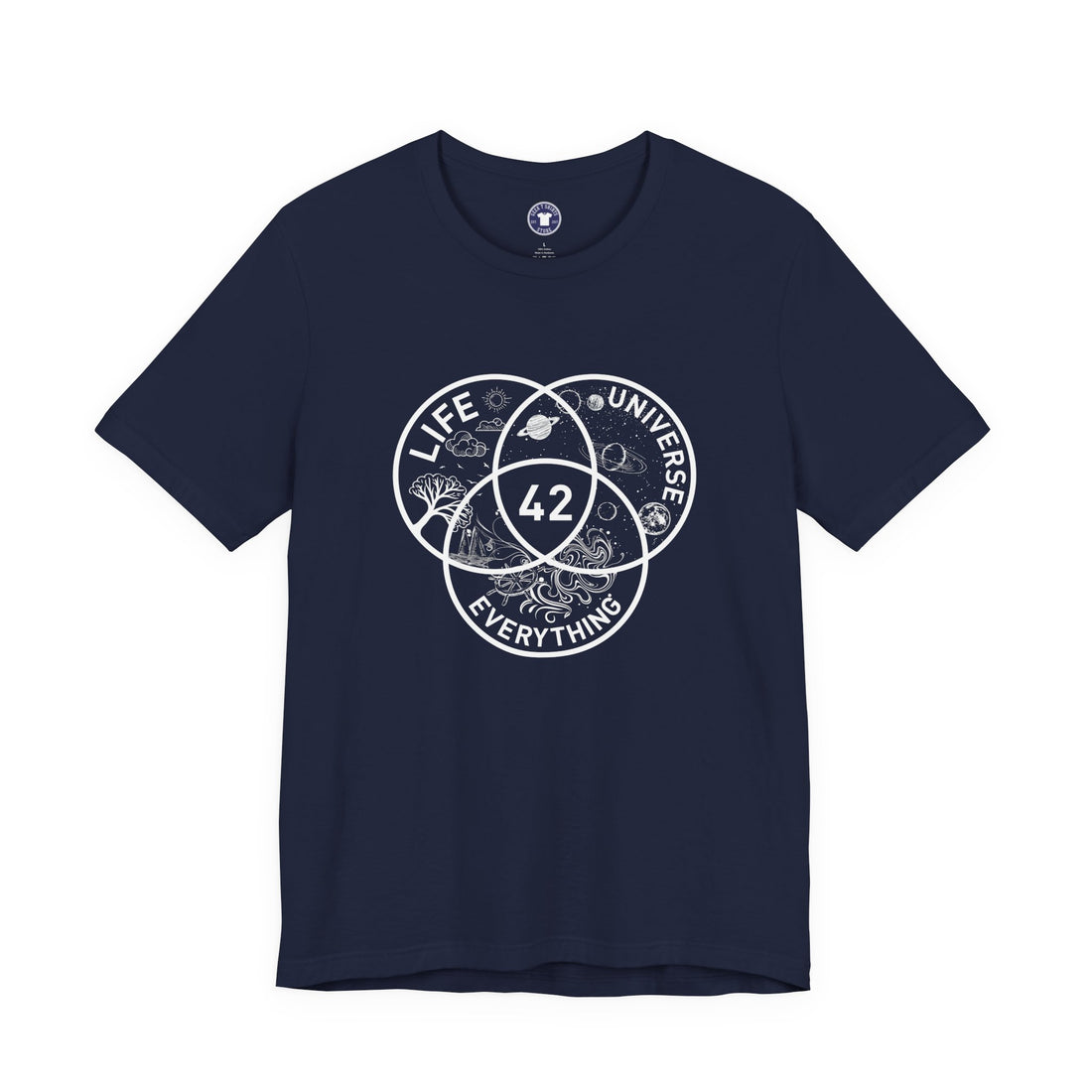 42 Answer To Life The Universe And Everything - White Version - Premium Unisex Crewneck T-Shirt