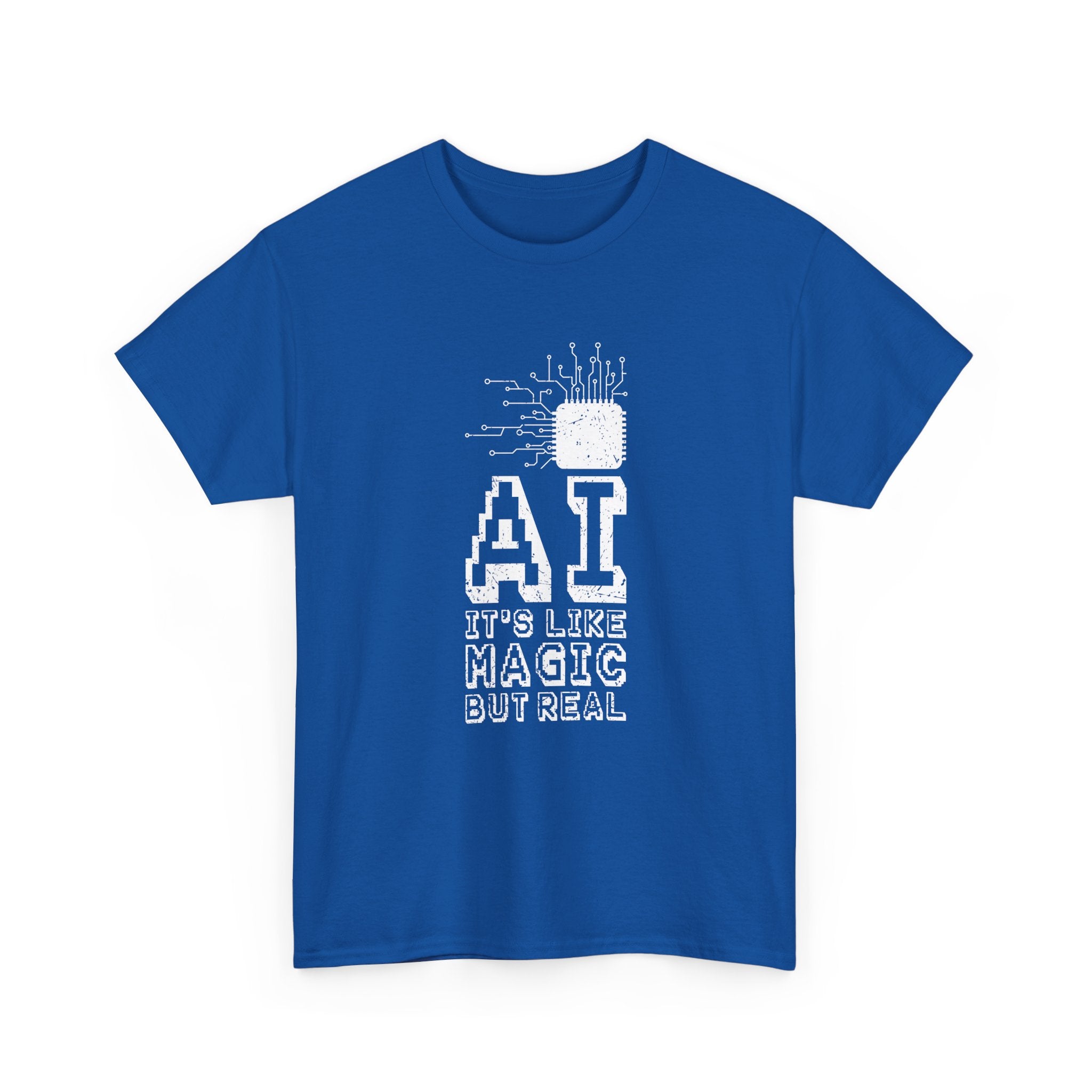 AI Like Magic But Real -  Unisex Crewneck T-Shirt