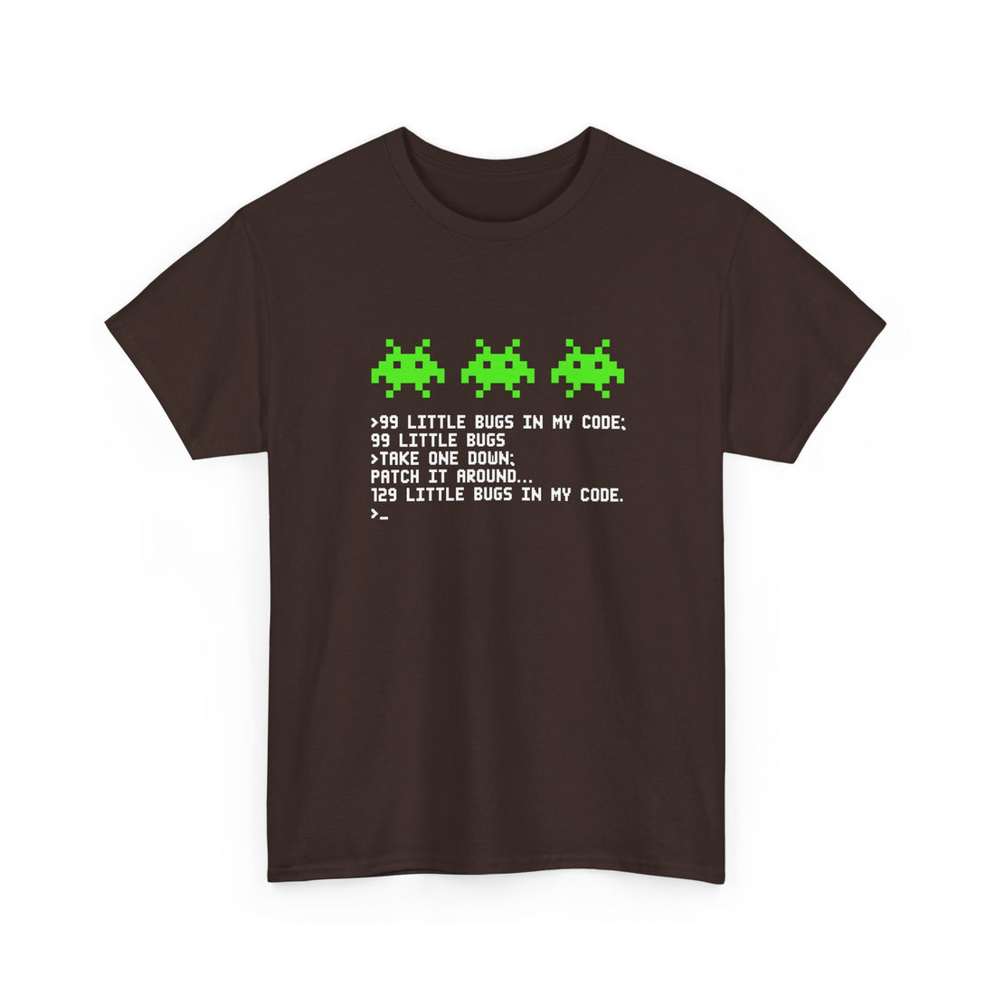99 Little Bugs In My Code - Nerd Shirt - IT Shirt - Regular Unisex Crewneck T-Shirt
