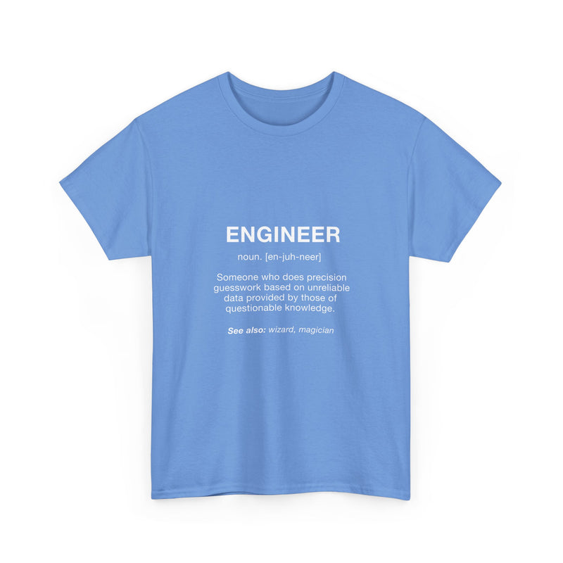 Engineer Definition T-Shirt, Funny Geek T-Shirt, Nerd Shirt, Precision Humor Tee, Science Gift, Engineer Pun Shirt, Engineering Humor Tee