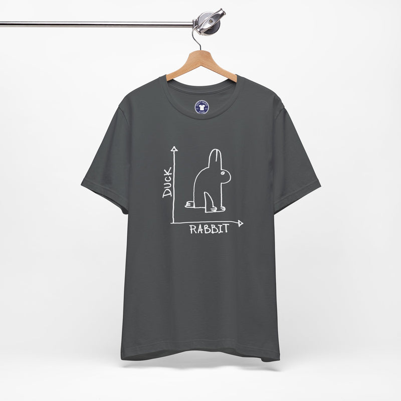 Rabbit-Duck Paradox - Premium Unisex Crewneck T-Shirt