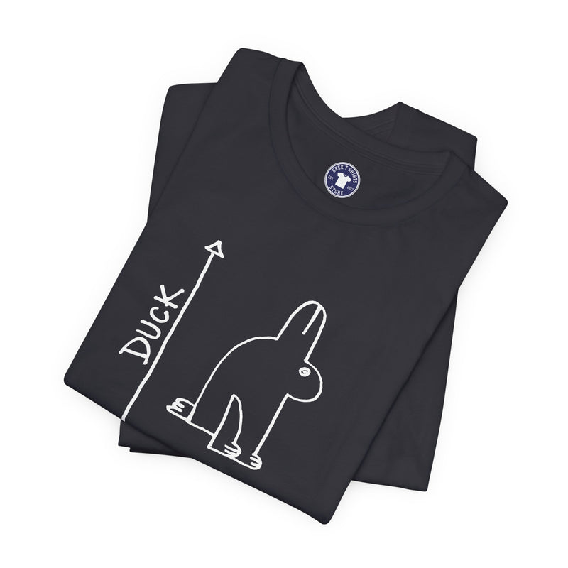 Rabbit-Duck Paradox - Premium Unisex Crewneck T-Shirt