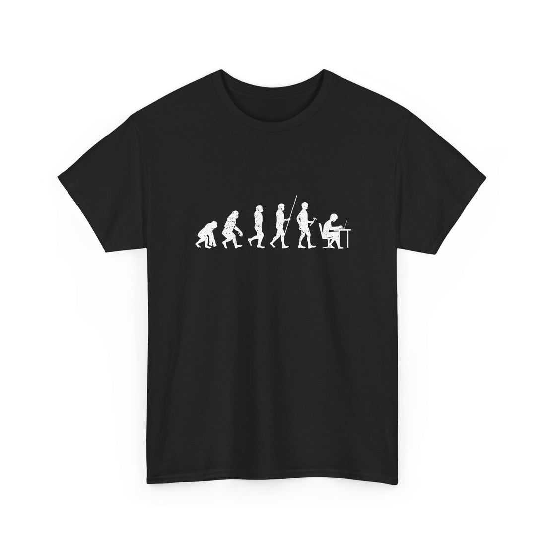 The Evolution To Coders - Regular Unisex Crewneck T-Shirt