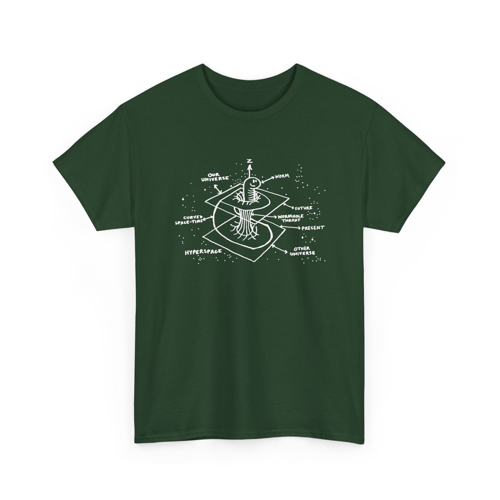 Time Warp Physics Wormhole -  Unisex Crewneck T-Shirt