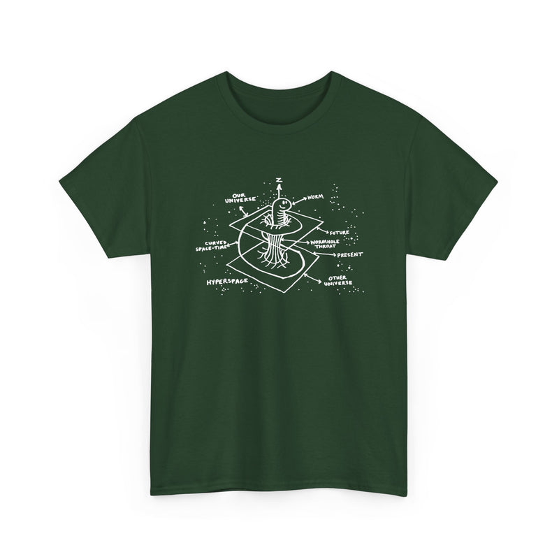 Time Warp Physics Wormhole - Regular Unisex Crewneck T-Shirt