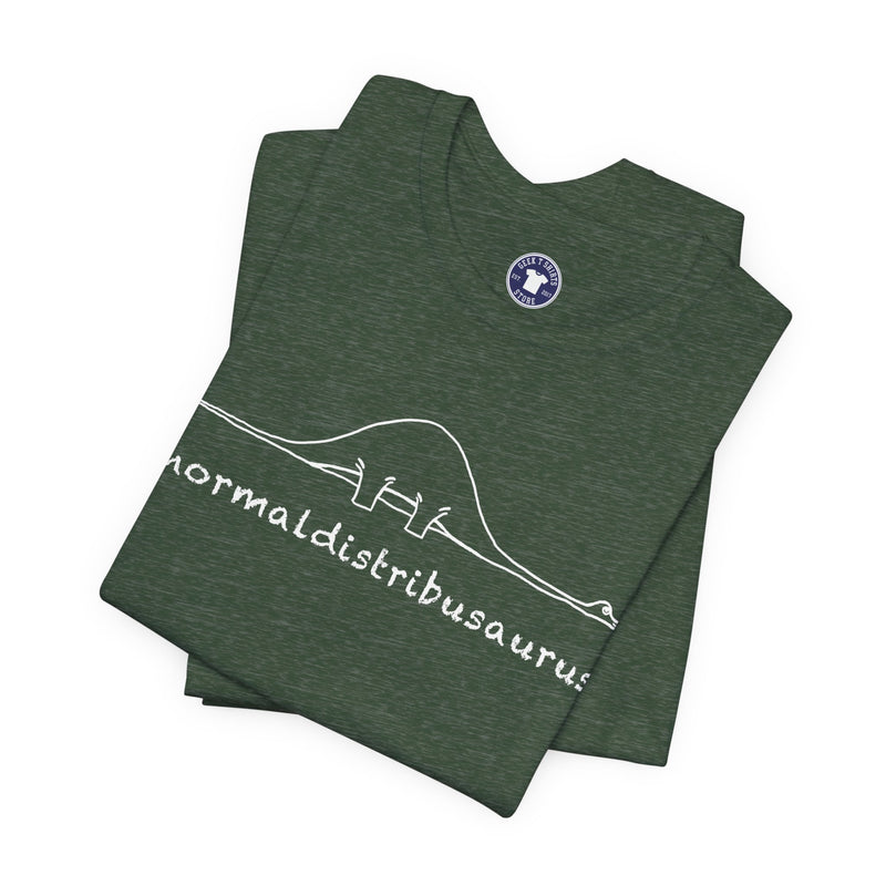 Math Statistics - Normaldistribusaurus - Premium Unisex Crewneck T-Shirt