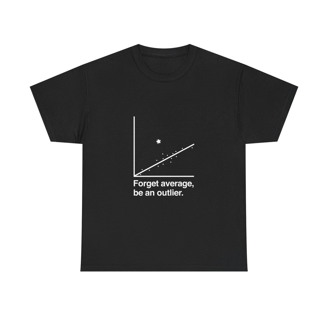 Outlier Scatter Plot T-Shirt, Geek T-Shirt, Nerd Shirt, Math Humor Shirt, Science Tee, Data Science Gift, Statistician Present, STEM Apparel