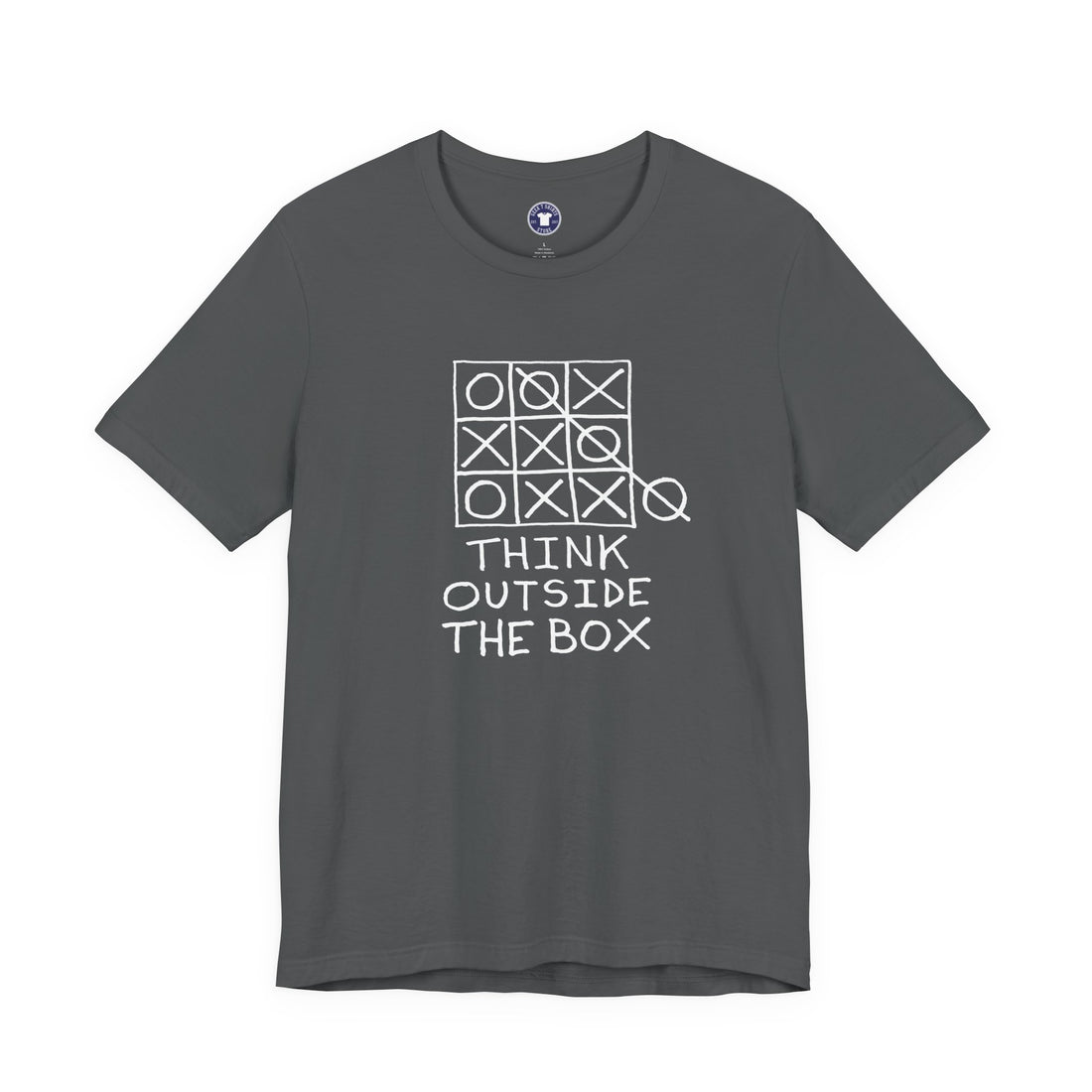 Think Outside The Box - Premium Unisex Crewneck T-Shirt