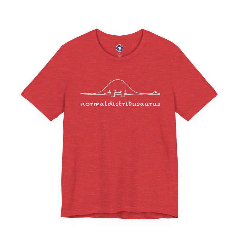 Math Statistics - Normaldistribusaurus - Premium Unisex Crewneck T-Shirt