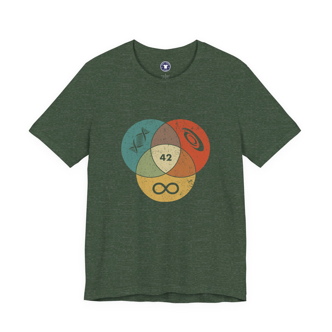 42 Answer To Life The Universe And Everything - Color Version - Premium Unisex Crewneck T-Shirt
