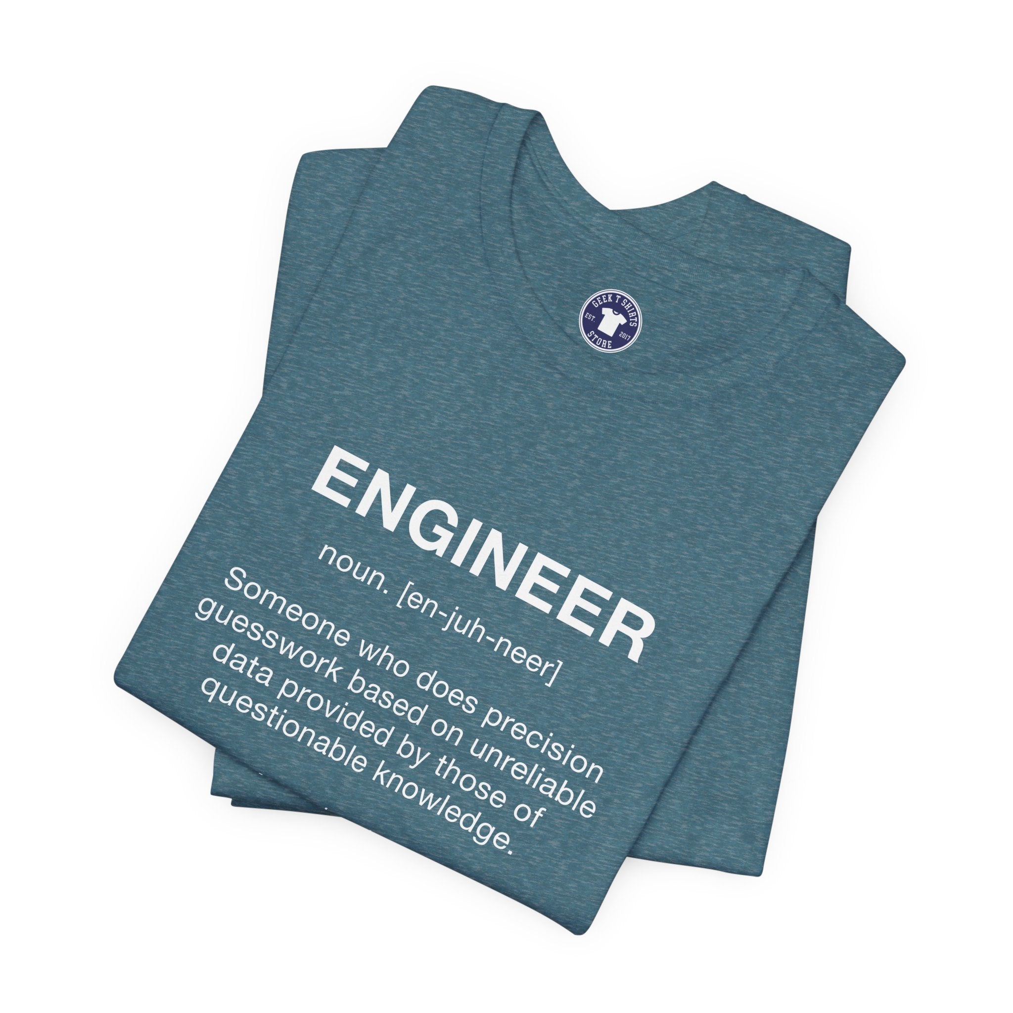 Engineer Noun - Engineering Shirt - Premium Unisex Crewneck T-Shirt