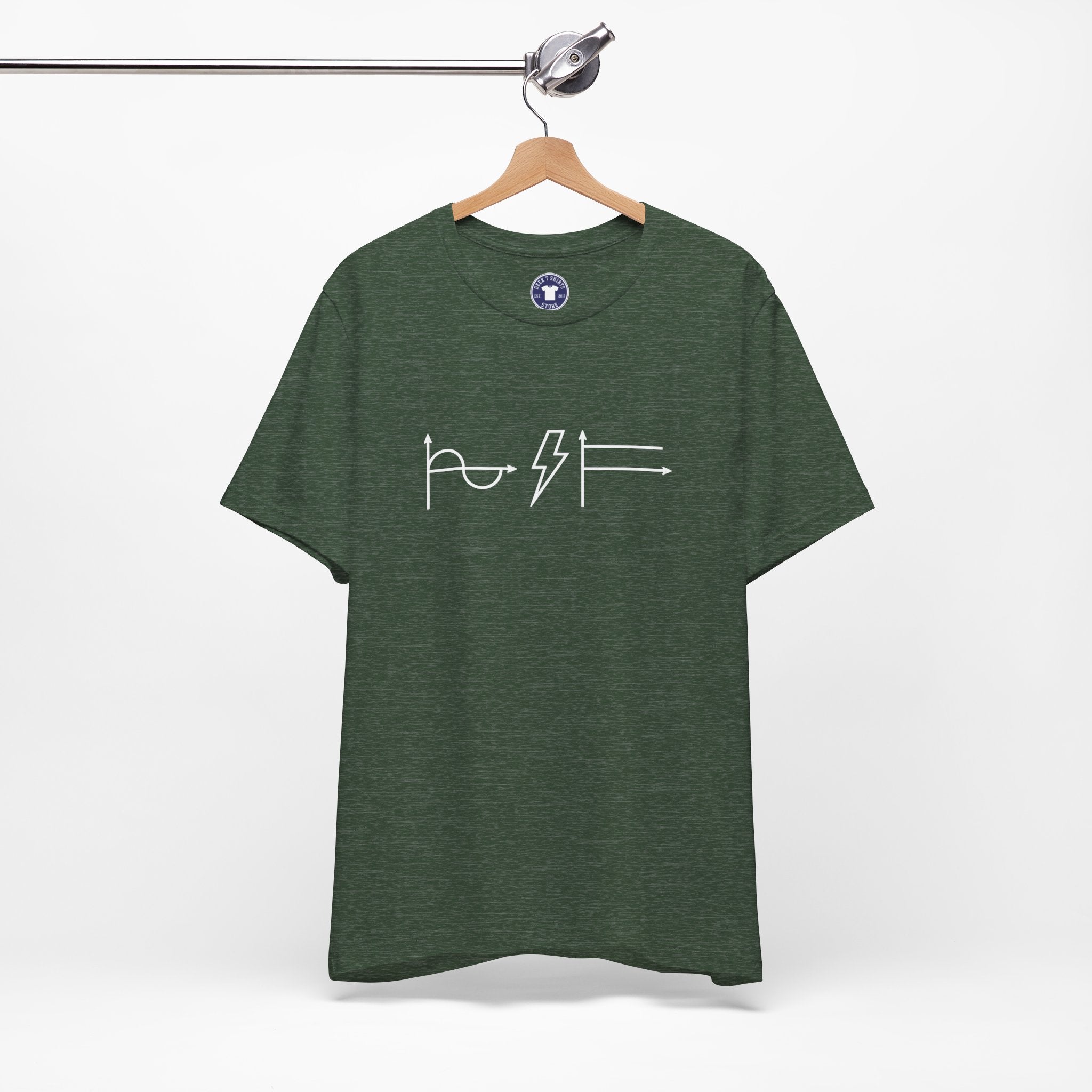 A-C D-C Electrical Engineer Joke - Premium Unisex Crewneck T-Shirt