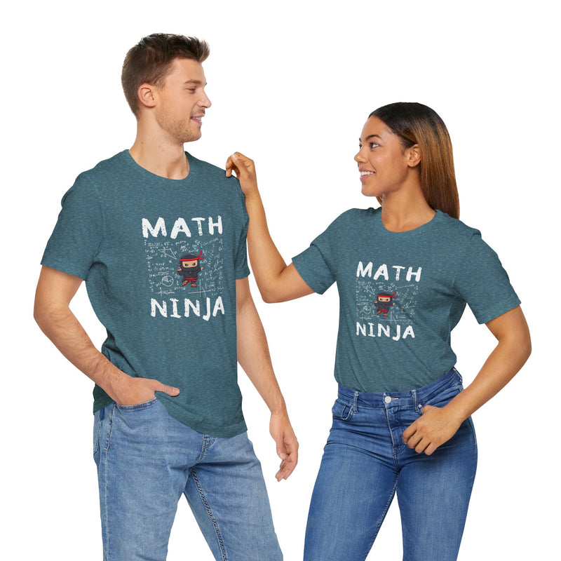 Math Ninja - Math Teacher - Premium Unisex Crewneck T-Shirt