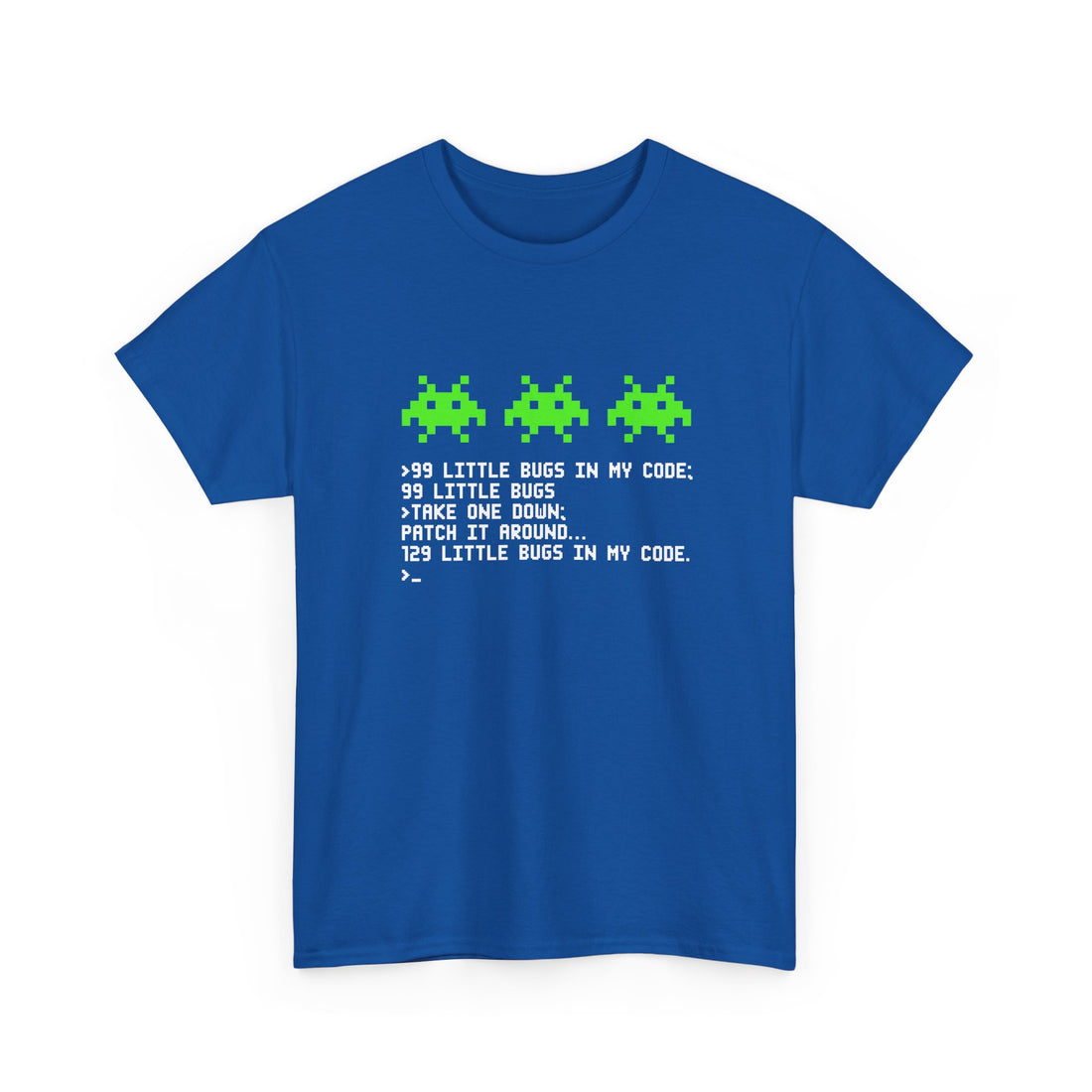 99 Little Bugs In My Code - Nerd Shirt - IT Shirt - Regular Unisex Crewneck T-Shirt