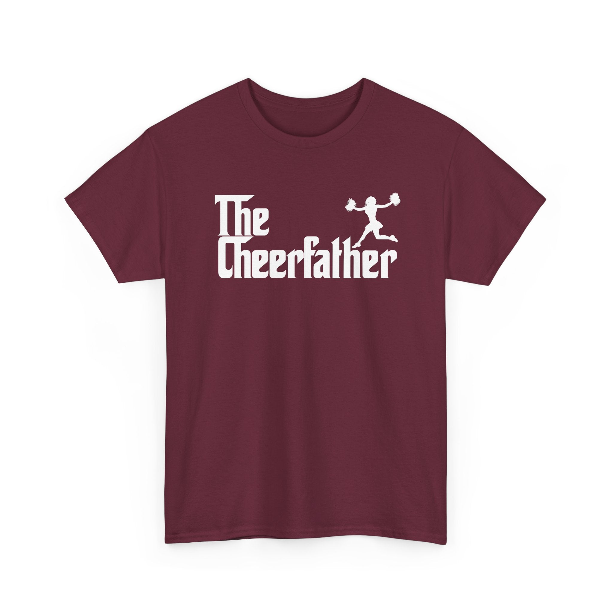 Funny Cheer Dad Shirt The Cheerfather Cheerleader Father Gift - Unisex Regular Crewneck T-Shirt
