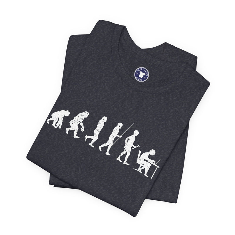 The Evolution To Coders - Premium Unisex Crewneck T-Shirt