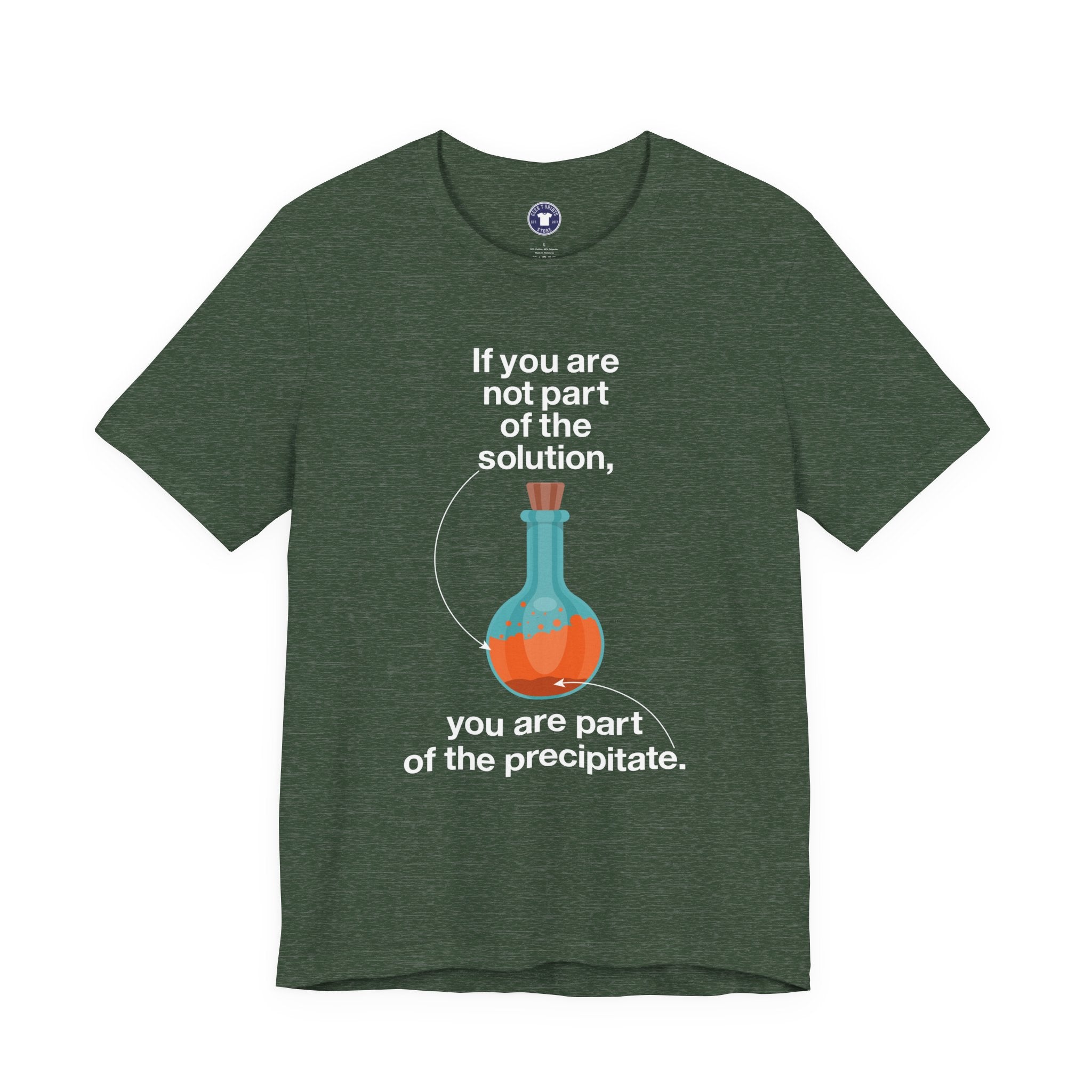 If You Are Not Part Of The Solution - Premium Unisex Crewneck T-Shirt