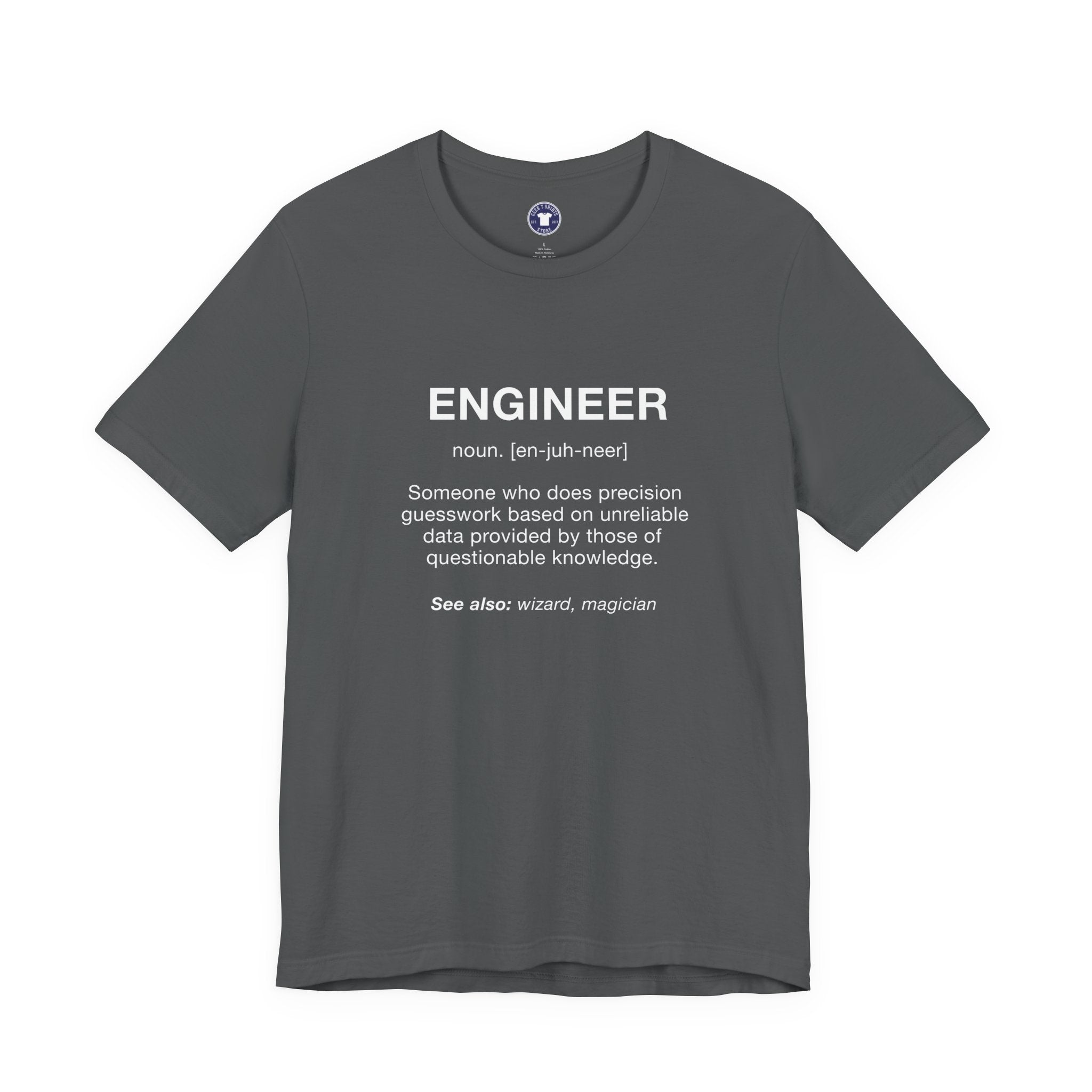 Engineer Noun - Engineering Shirt - Premium Unisex Crewneck T-Shirt