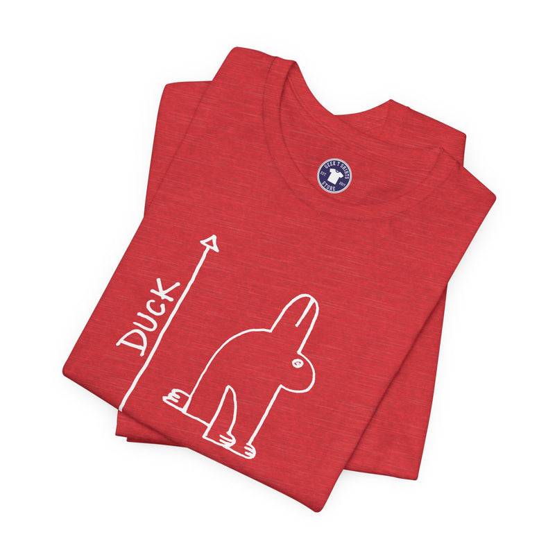 Rabbit-Duck Paradox - Premium Unisex Crewneck T-Shirt