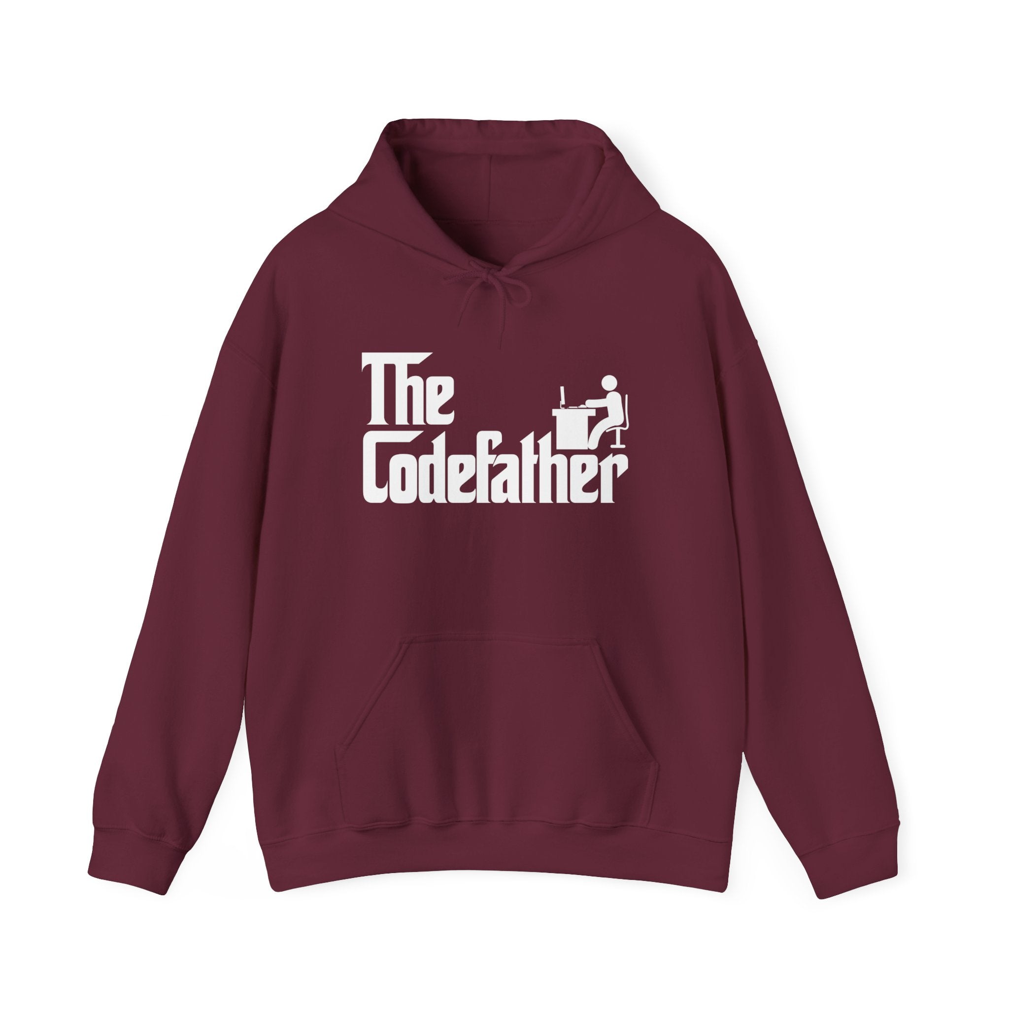 The Code Father - Programmer Coder Dad - Unisex Hooded Sweatshirt