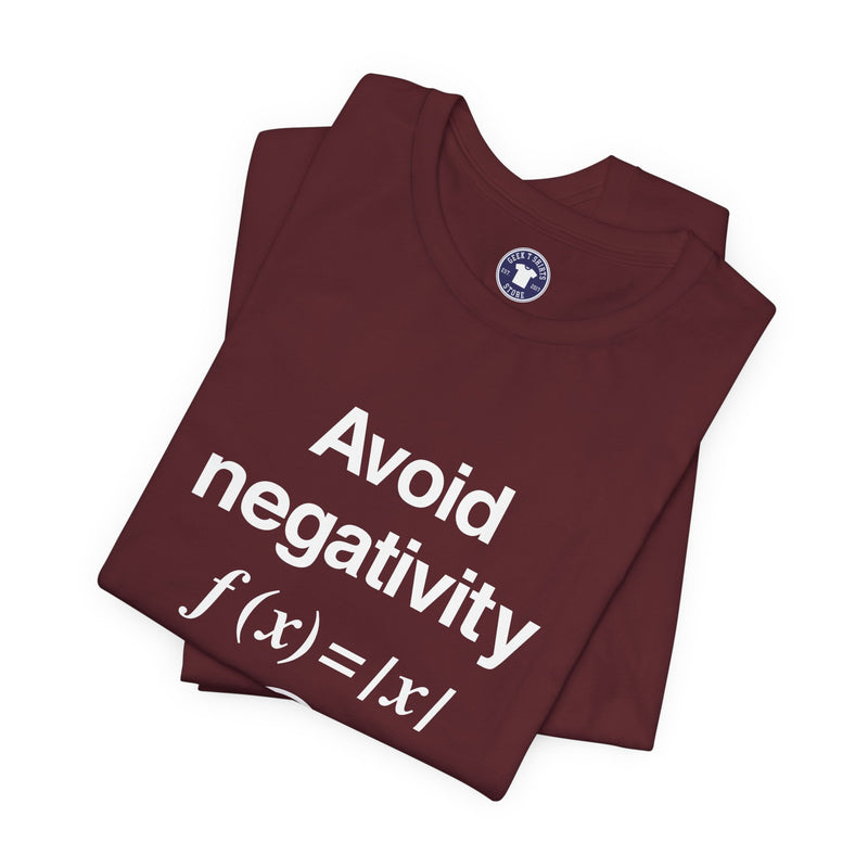Avoid Negativity - Premium Unisex Crewneck T-Shirt