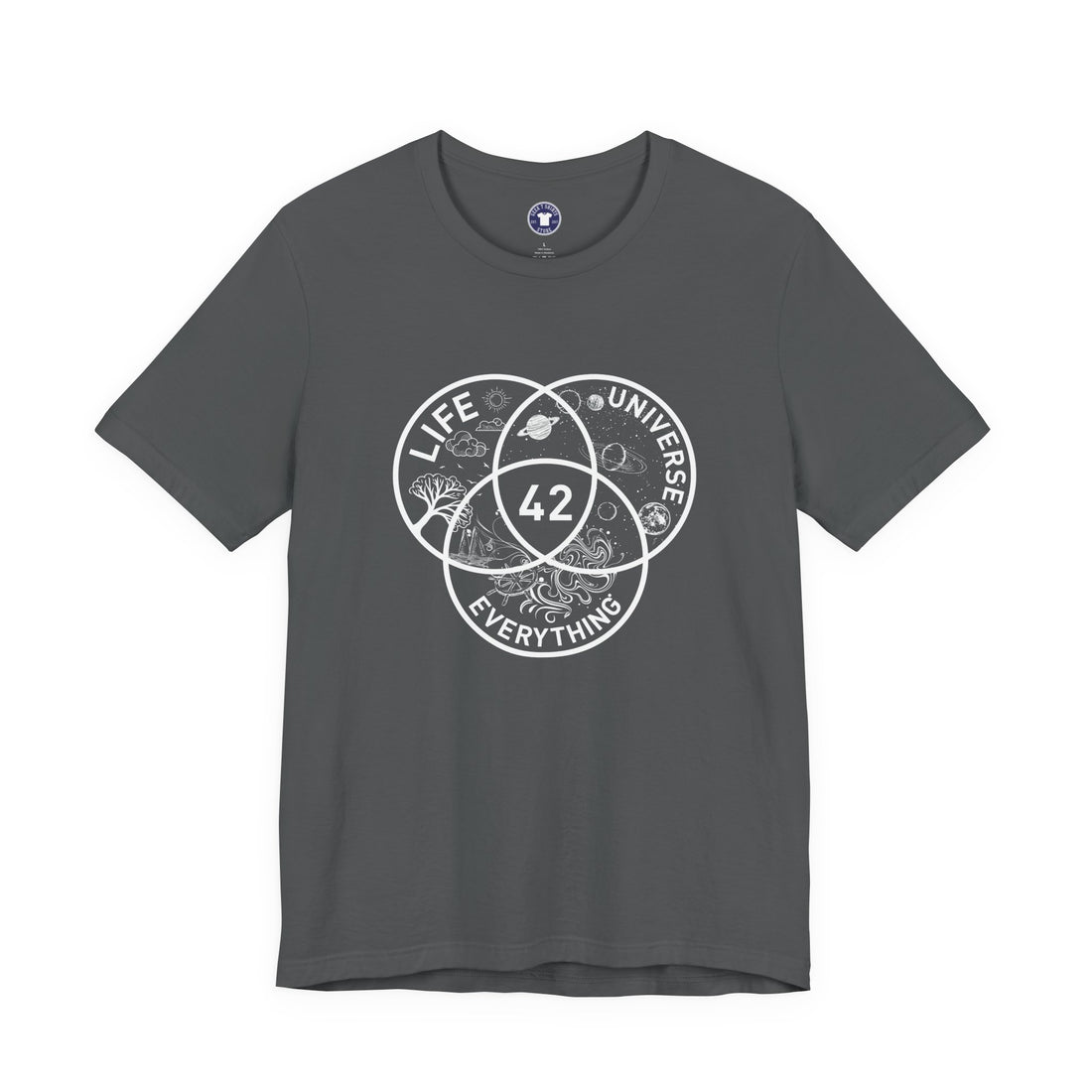 42 Answer To Life The Universe And Everything - White Version - Premium Unisex Crewneck T-Shirt